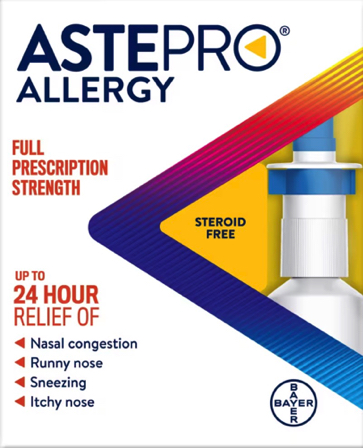 Aug 22 - Headache! Can't breathe out of left nostril. Asterpro Allergy nasal spray works great. Aug 22 - Headache! Can't breathe out of left nostril. Asterpro Allergy nasal spray works great.